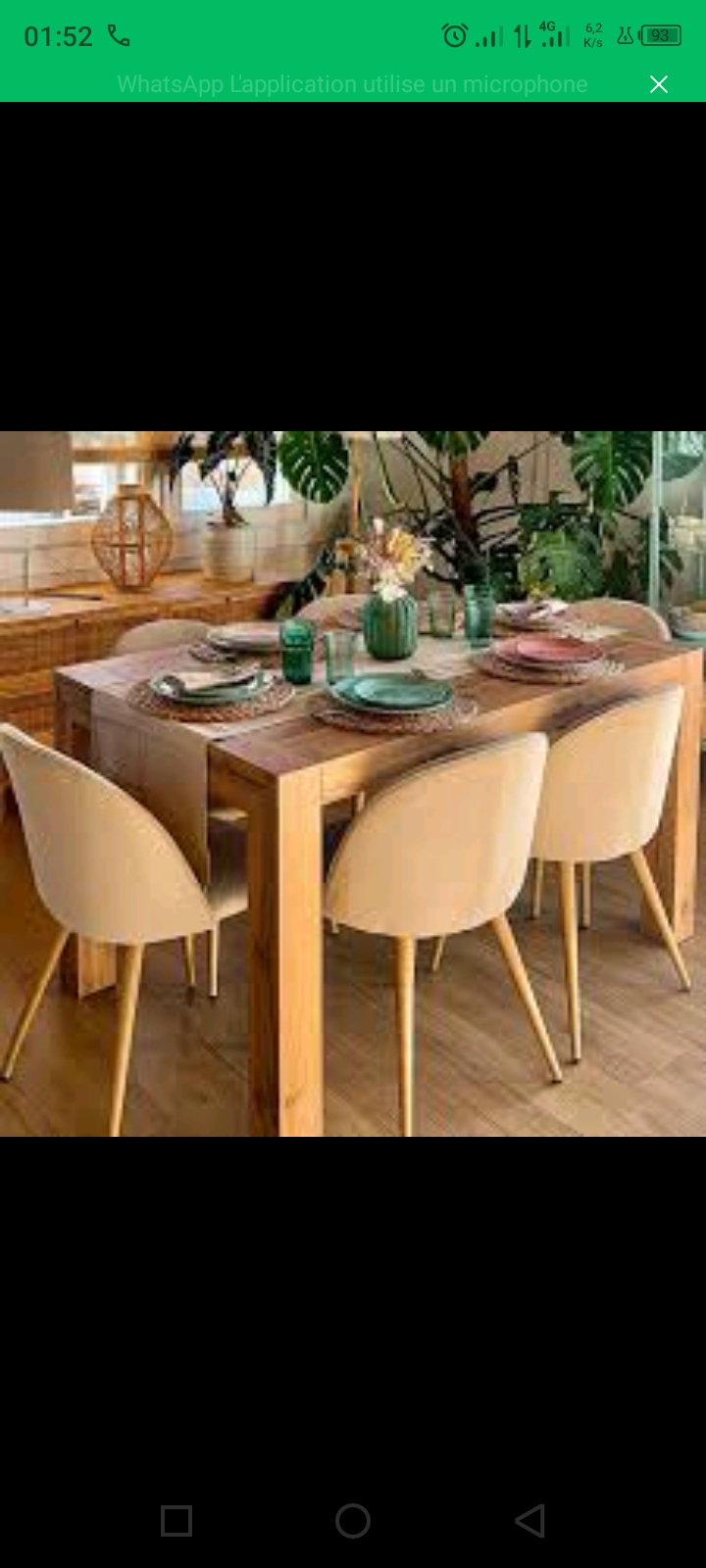 Chaise table